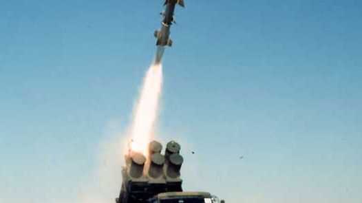 Odpalenie pocisku Typ 88 podczas ćwiczeń JGSDF.