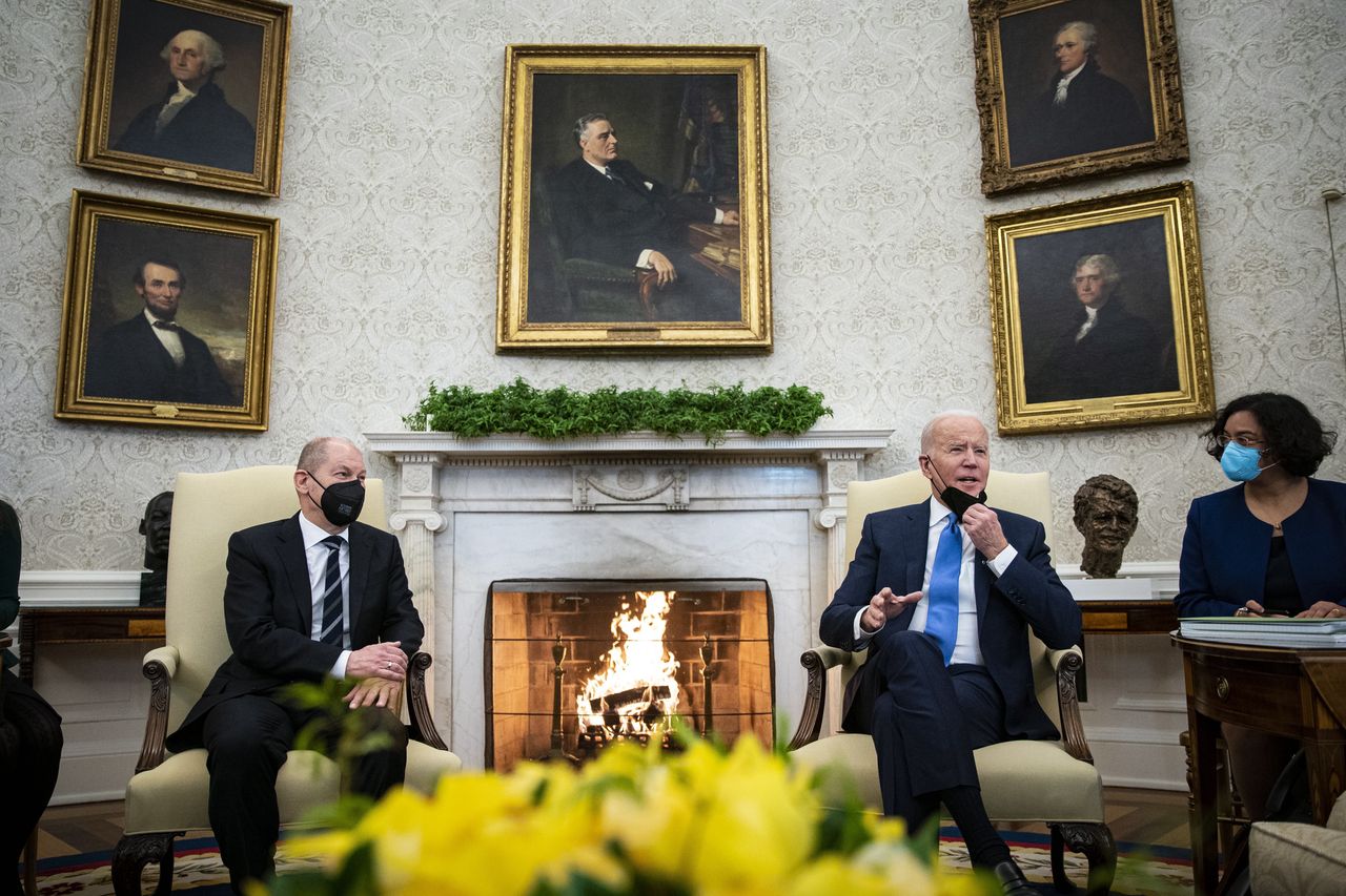 Olaf Scholz spotkał się w Białym Domu z Joe Bidenem