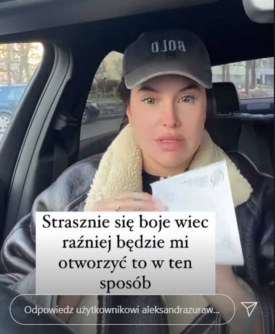 Ola Żuraw relacjonuje odebranie wyników biopsji 