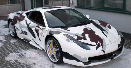 Zakamuflowane Ferrari 458 Italia