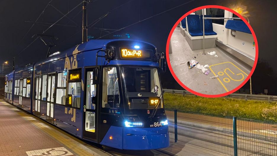 Motorniczy pokazał, co zastał w tramwaju