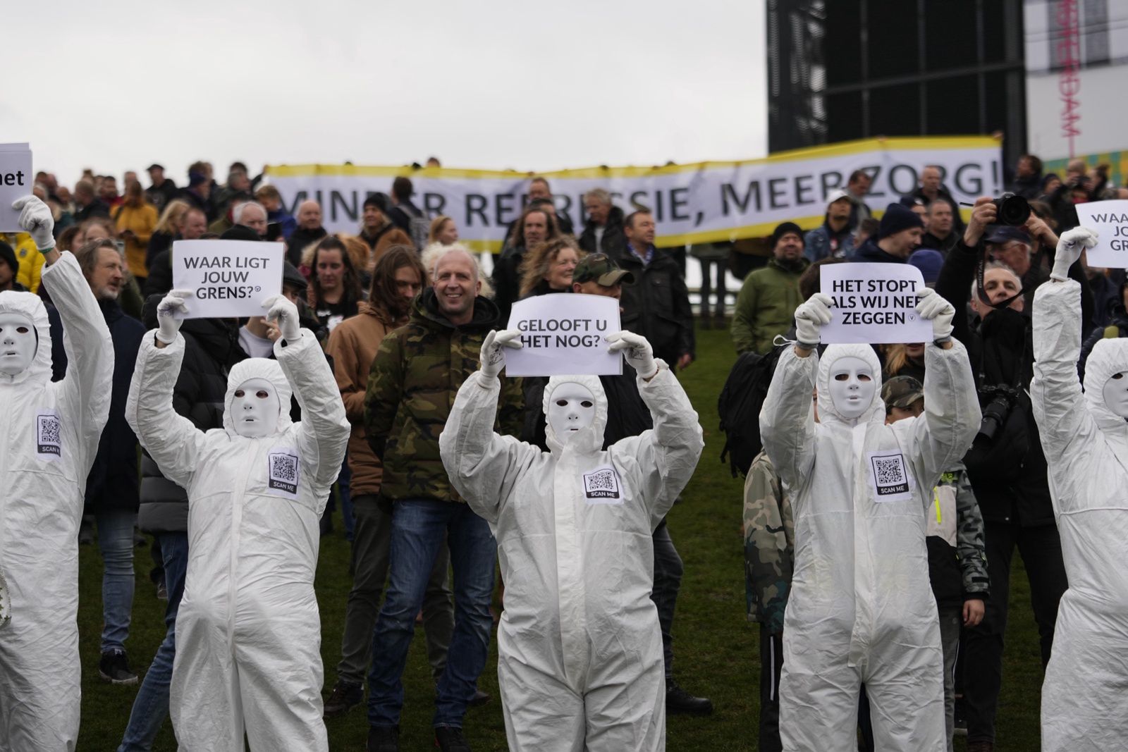 Protest w Amsterdamie