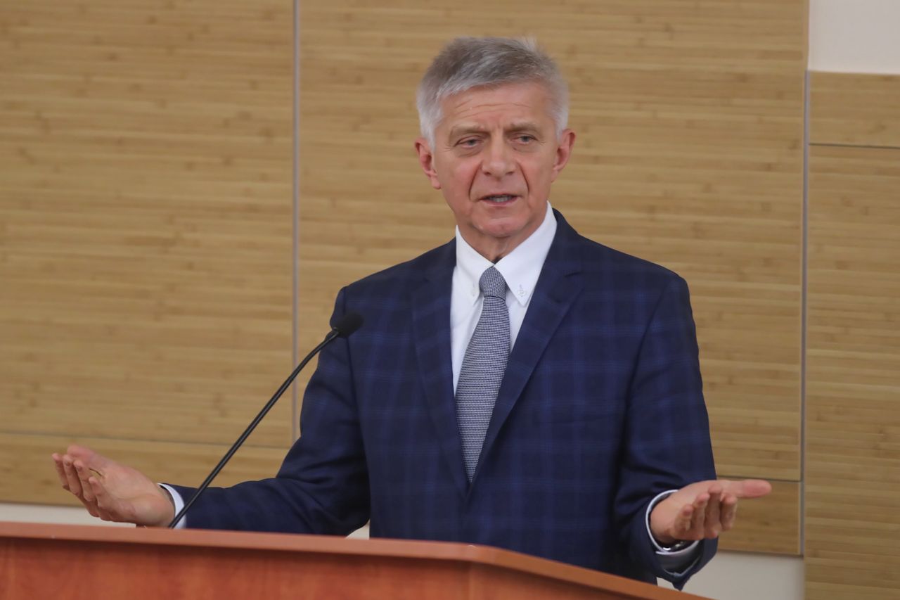 Bojkot "lex Tusk". Prof. Belka zapowiada, że się przyłączy