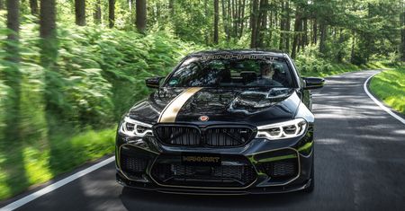 Duża moc i dyskusyjna uroda. BMW M5 zmodyfikowane przez Manharta