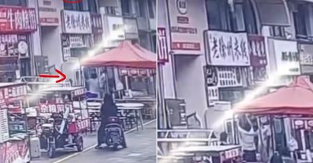 2-latka spadła z wysokości 6 metrów. Dramatyczne chwile w Chinach