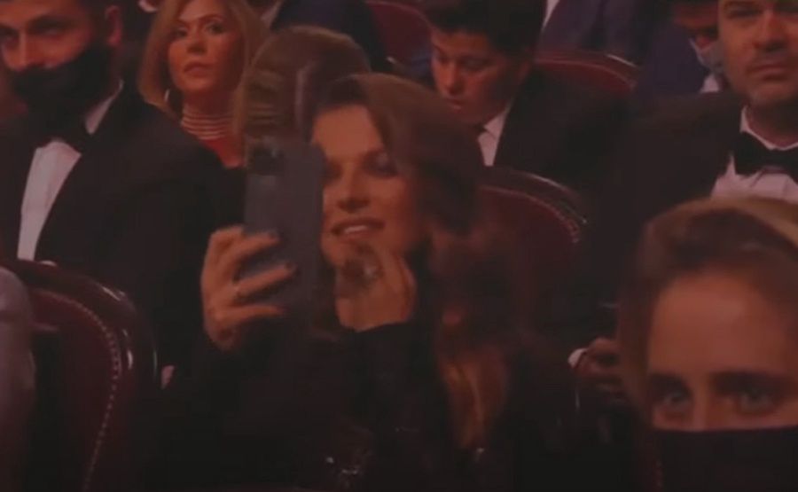 Anna Lewandowska na gali Złota Piłka 2021 