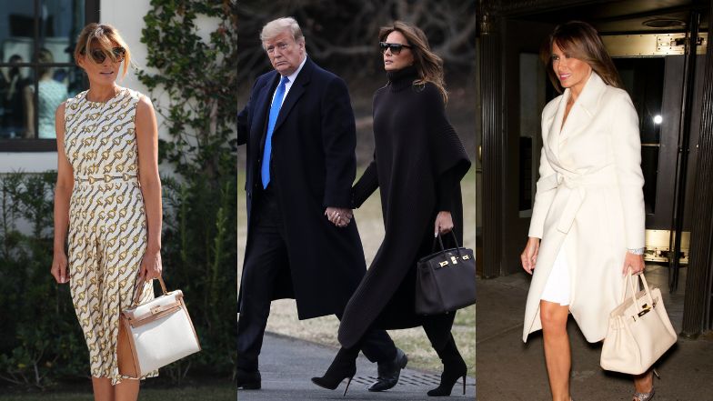Melania Trump i kolekcja jej luksusowych torebek