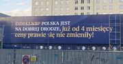 Kuriozalny baner NBP. "Ceny prawie się nie zmieniły"