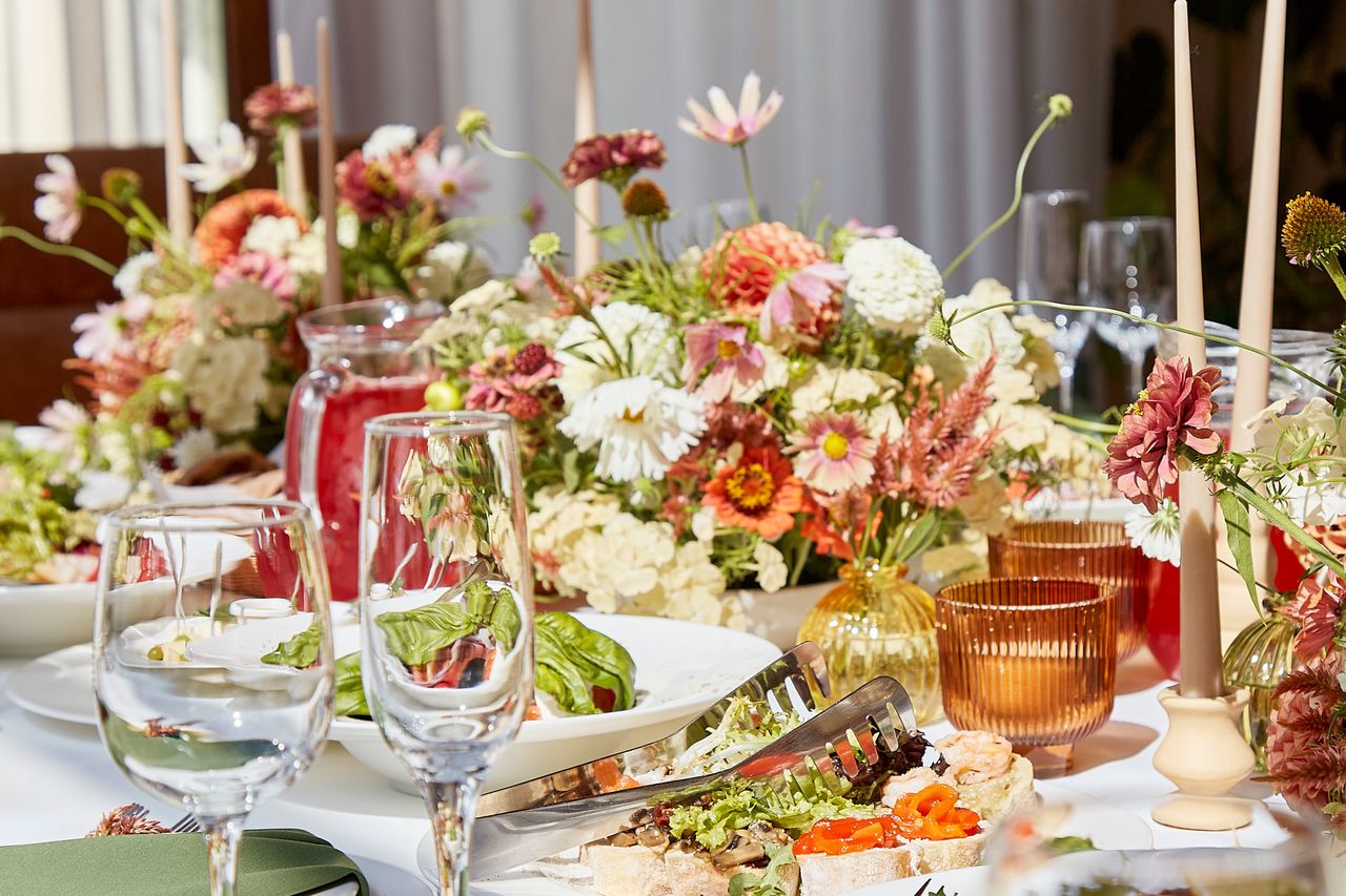 Jesienne dekoracje na stole