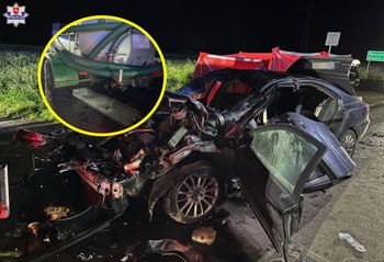 Koszmarny wypadek na Lubelszczyźnie. 25-latek uderzył w tył szambiarki