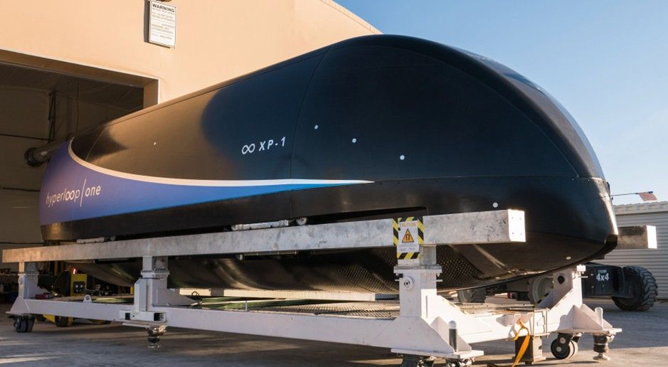 Tak wygląda testowy model wagonika od Virgin Hyperloop One