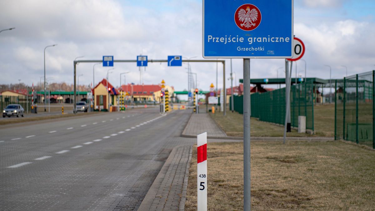 Obszar Polski s?siaduj?cy z Federacj? Rosyjsk?
Piotr Hukalo/East News, Grzechotki, 03.03.2022 Tereny przygraniczne z Federacja Rosyjska n/z przejscie graniczne w Grzechotkach
Piotr Hukalo
