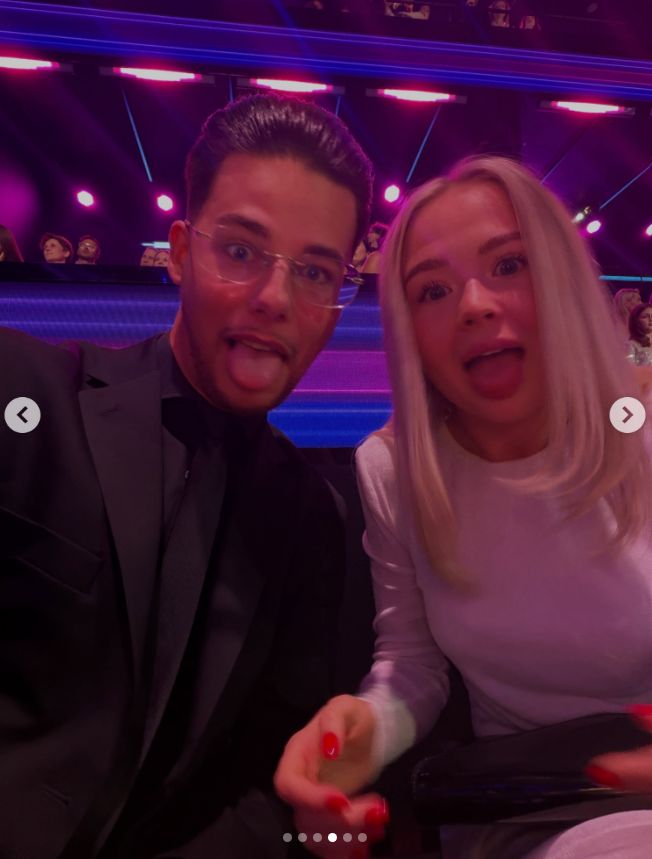 Allan Krupa z partnerką