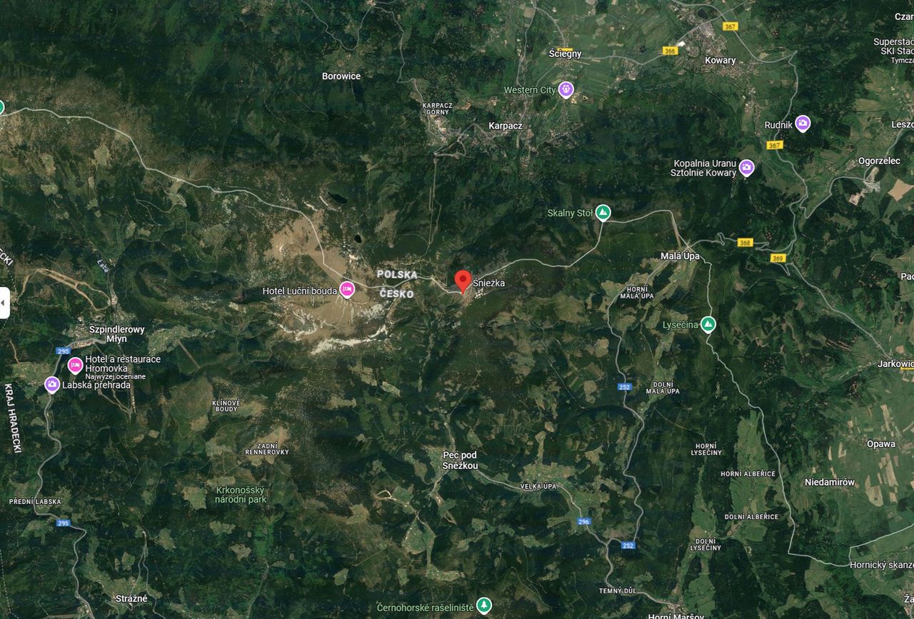 Śnieżka i miasta, które połączyłby tunel kolejowy