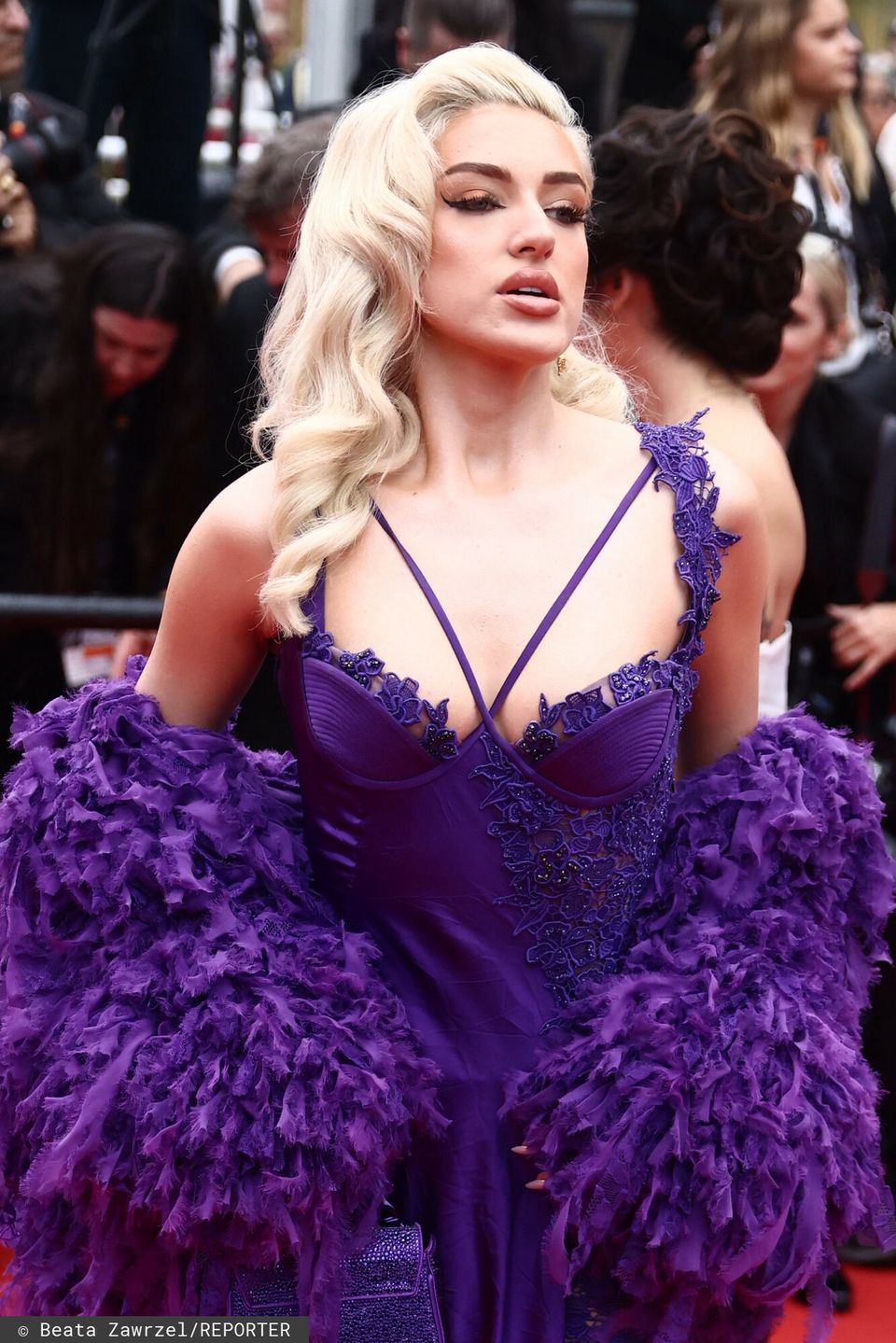 Caroline Derpienski w Cannes