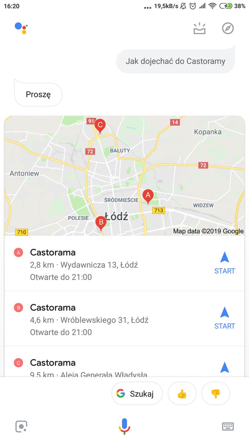 zaznaczam, że „jak dojechać do” i „gdzie jest” to dwa różna pytania