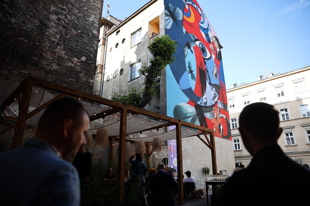 Kraków ma nowy mural. Powstał na jubileusz festiwalu filmowego