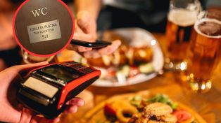 Zjadł posiłek w restauracji. I tak musiał zapłacić za toaletę