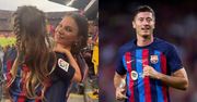 Anna Lewandowska z Klarą w koszulkach FC Barcelona wspierają Roberta na stadionie Camp Nou (ZDJĘCIA)