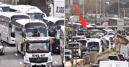 Francuzi mają dość cen paliw. Wielki protest kierowców w Paryżu