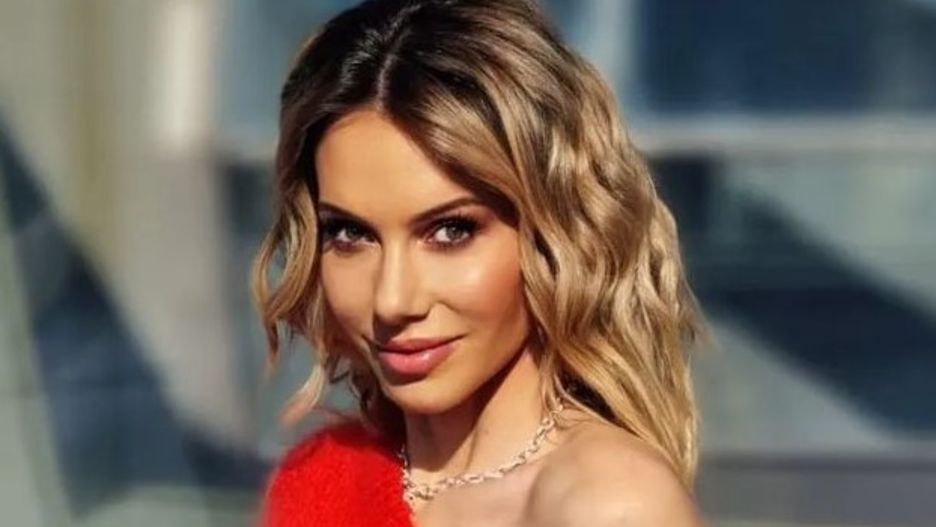 Małgorzata Opczowska zaprezentowała się w czerwonym total looku 