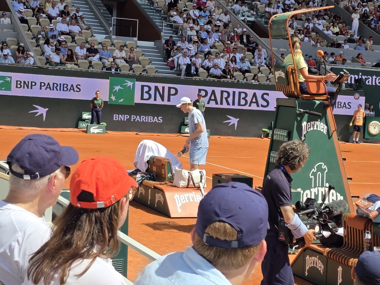 Mecze na kortach Roland Garros