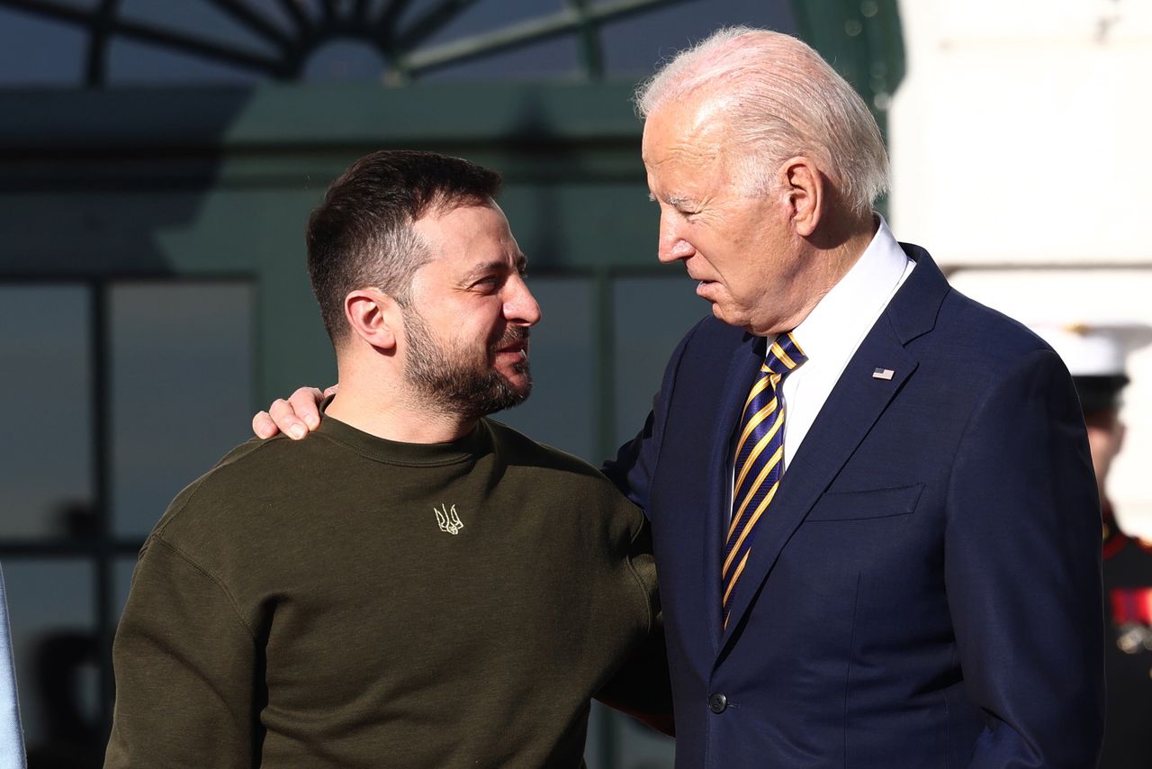 Biden powitał Zełenskiego. Niezwykle ciepły gest