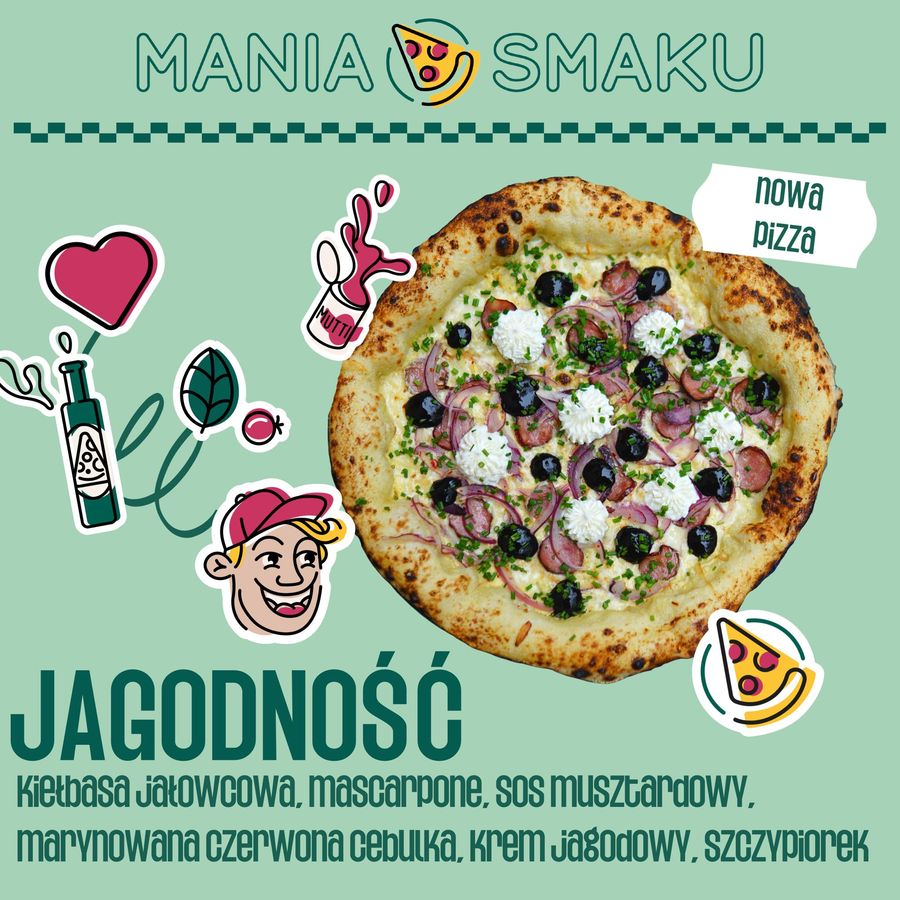 Mania Smaku stworzyła pizzę Jagodność, aby upamiętnić głosowanie w lokalnej komisji