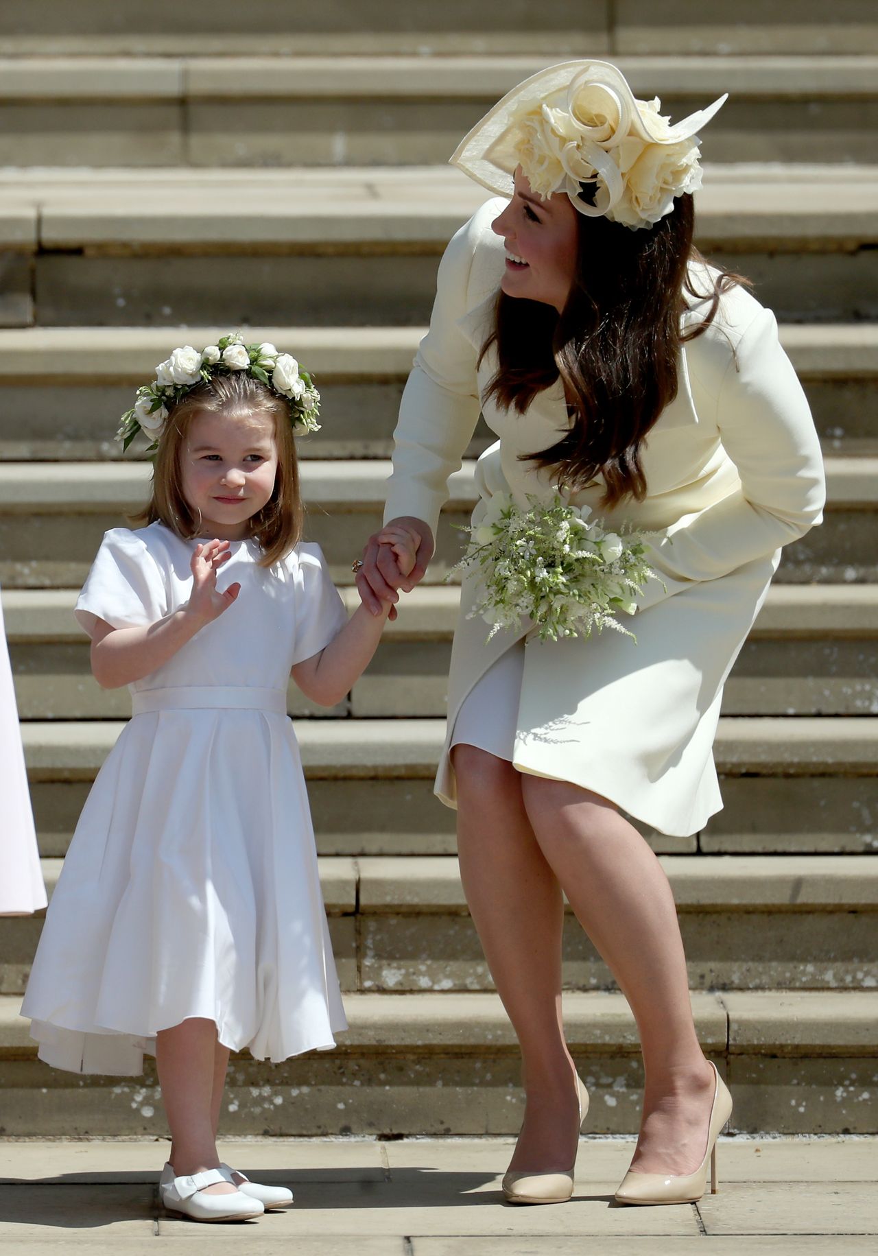 księżna Kate i księżniczka Charlotte 