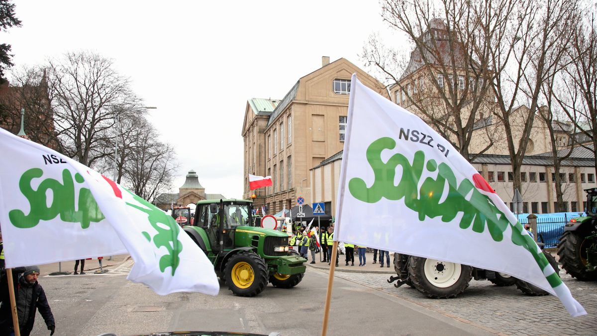 Protest rolników w Szczecinie