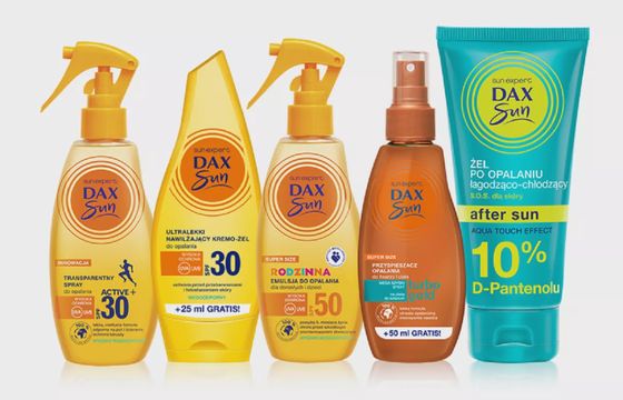 “Masz słońce pod kontrolą” w reklamach DAX Sun