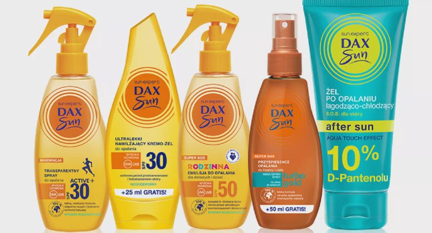 “Masz słońce pod kontrolą” w reklamach DAX Sun
