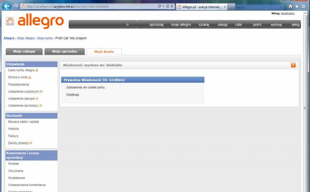Uwaga na phishing! Użytkownicy Allegro celem cyberprzestępców 2