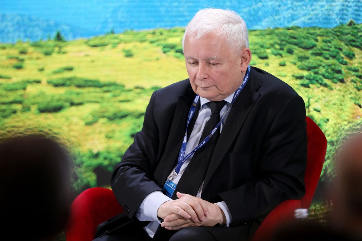 Kaczyński w Karpaczu. Mówi o panu K. "Nieprzeciętny człowiek"