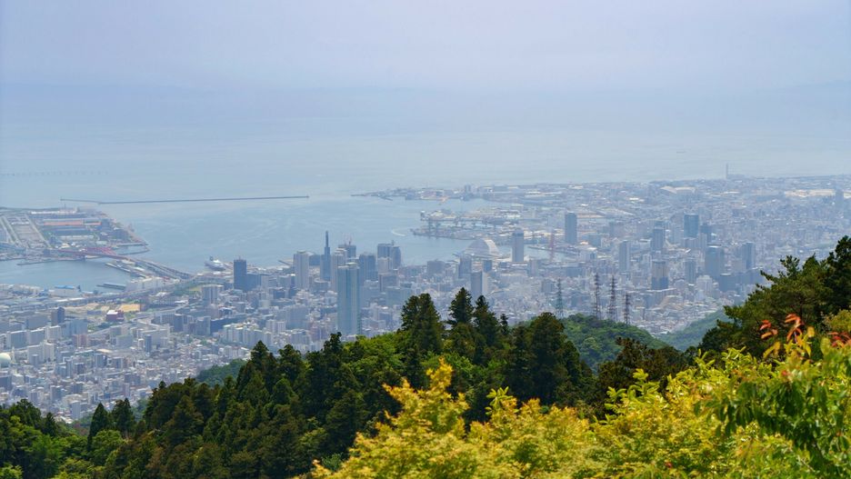 Deposit Photos 2024-06-16
Stunning view of Kobe, Japan, from an elevated vantage point, likely from one of the surrounding mountains such as Mount Rokko