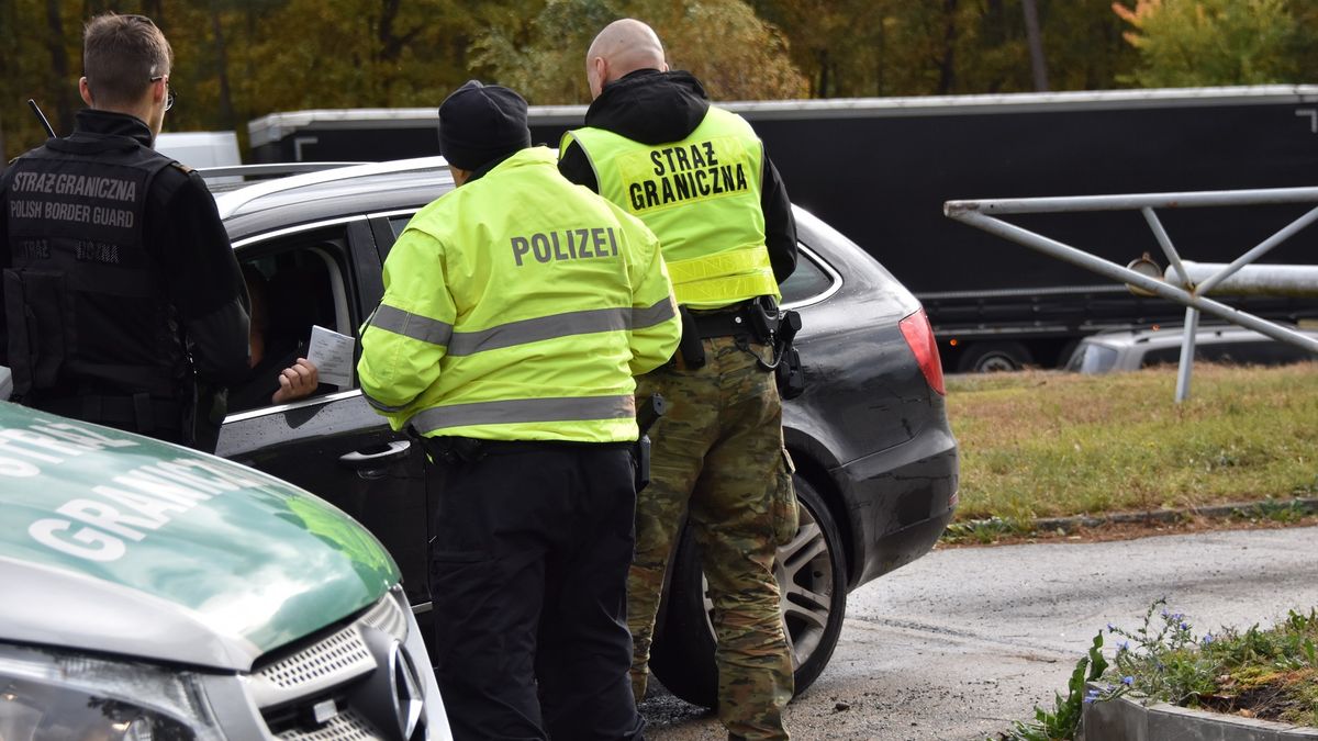 straż graniczna granica polska niemcy strażnik uchodźcy migranci