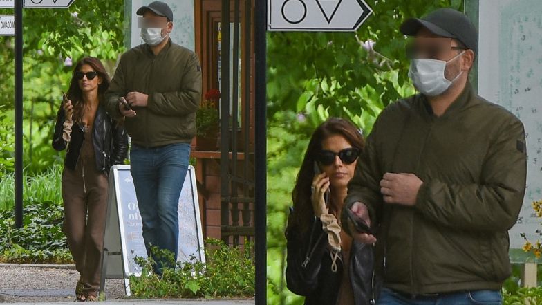 Weronika Rosati z tajemniczym mężczyzną