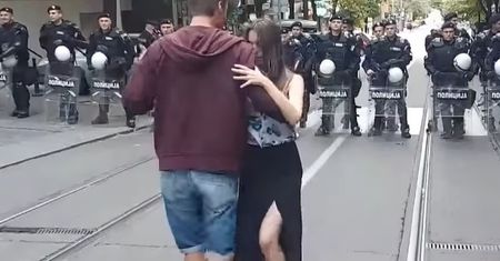 Para, która zatrzymała świat. Wszyscy patrzyli tylko na nich