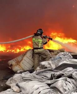 Wielki pożar w Rosji. Płonęły magazyny w Jekaterynburgu