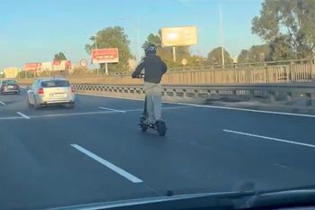 100 km/h na hulajnodze elektrycznej. Tak pędził ulicami Warszawy
