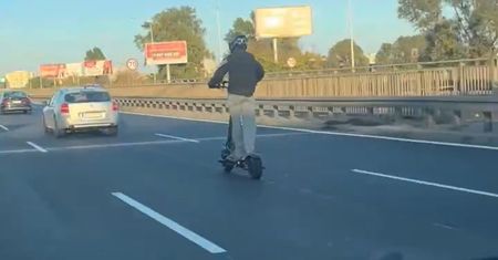 100 km/h na hulajnodze elektrycznej. Tak pędził ulicami Warszawy