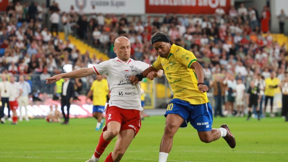 Michał Pazdan z Wieczystej kontra słynny Ronaldinho