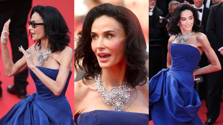 Demi Moore na festiwalu filmowym w Cannes