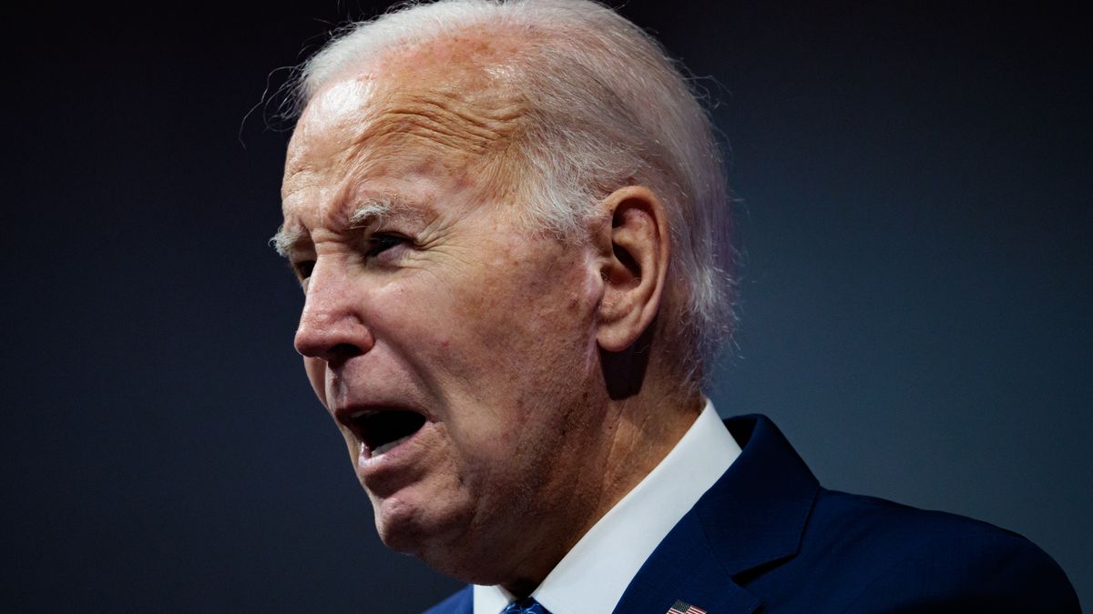 US President Joe Biden speaks at Mt. Airy Church of God in Christ in Philadelphia, Pennsylvania, US, on Sunday, July 7, 2024. Biden, 81, remains defiant that he will continue his White House run against Donald Trump, despite a firestorm of concerns over his age and mental acuity sparked by his debate performance more than a week ago. Photographer: Hannah Beier/Bloomberg via Getty Images
