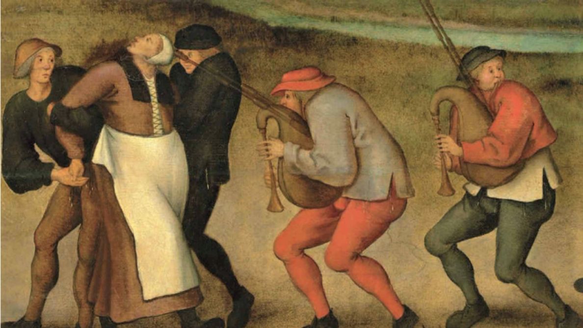 Taneczna plaga na obrazie 