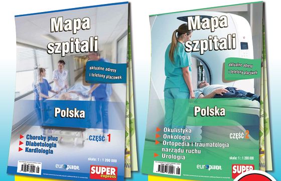 Mapy szpitali specjalistycznych i saga medyczna w „Super Expressie”