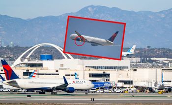 Pożar silnika samolotu Delta Air Lines. Pilot musiał zawrócić