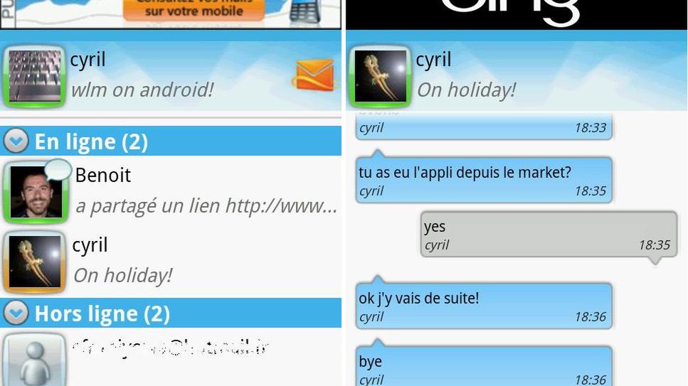 Windows Live Messenger dla Androida dostępny w Markecie 1
