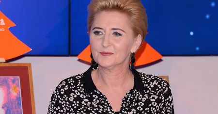 Agata Kornhauser-Duda w stylowym płaszczu. Ten kolor będzie hitem wiosny
