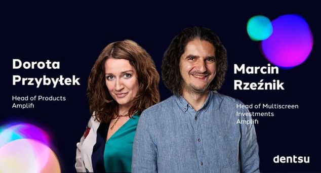 Dorota Przybyłek head of products w Amplifi, Marcin Rzeźnik head of multiscreen investments